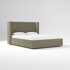 Customizable Upholstered Low Profile Bed