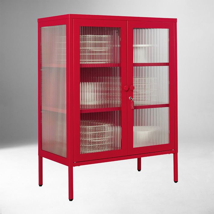 Mustard Made Mixer Glass Cabinet | West Elm