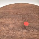 Open Box: Floating Disks Side Table (13") - Dark Walnut