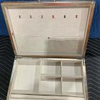 Open Box: Mid-Century Jewelry Box, Grand (7.25"H) - Champagne Lacquer