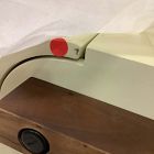 Open Box: Shea High-Gloss Enameled Lacquer Nightstand (20") - Ivory, Antique Brass