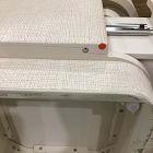 Open Box: Solstice Painted Raffia Mini Nightstand (16") - Whitewash