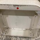 Open Box: Solstice Painted Raffia Mini Nightstand (16") - Whitewash