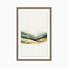 Golden Mountain Peaks Wall Art