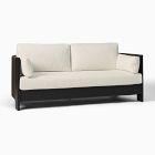Porto Aluminum Outdoor Sofa (75"), Swivel Chair &amp; Side Table (18")