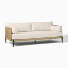 Ventura Aluminum Outdoor Sofa, Lounge Chair &amp; Coffee Table Set