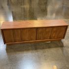 Open Box: Carved Pattern Media Console (80") - Burnt Wax