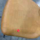 Open Box: Grier Leather Counter Stool (26") - Ludlow Leather Sesame, Textured Antique Bronze