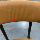 Open Box: Grier Leather Counter Stool (26") - Ludlow Leather Sesame, Textured Antique Bronze