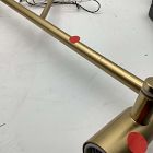 Open Box: Henry 3-Light Chandelier (50") - Antique Brass, Milk Glass