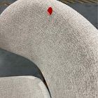 Open Box: Hyde Dining Chair - Deco Weave Sand, Cool Walnut