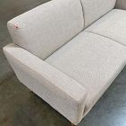 Open Box: Oliver Sofa (72") - Twill Dove, Light Walnut