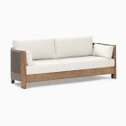 Open Box: Porto Outdoor Sofa (86") - Driftwood, Frost Gray