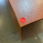 Open Box: Slatted Shallow Media Console (48") - Walnut, Dark Bronze