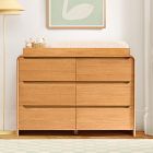 Wythe 6-Drawer Wide Dresser with Removable Topper (48")
