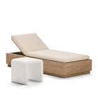 Telluride Outdoor Chaise Lounge &amp; Syros Side Table Set