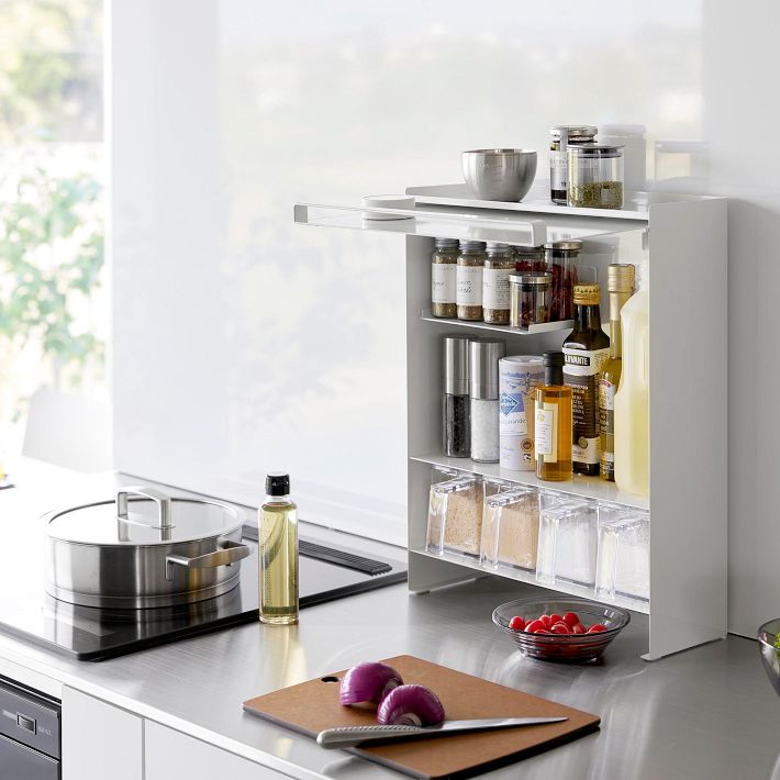 Yamazaki Concealable Seasoning Rack | West Elm