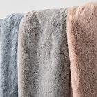 Faux Fur Chinchilla Throw