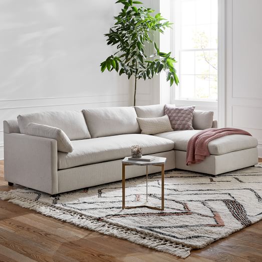 Marin 2-Piece Chaise Sectional (114") by West Elm