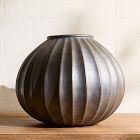 Metallic Ceramic Bud Vases