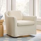 Olivia Slipcover Swivel Glider