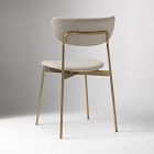 Silhouette Pedestal Marble Round Dining Table &amp; Chairs Set
