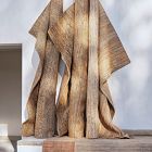 Cut Ribbed Jute Rug