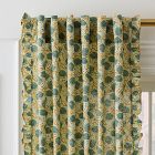 Vine Floral Ruffle Curtain