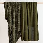 Chunky Cotton Knit Throw