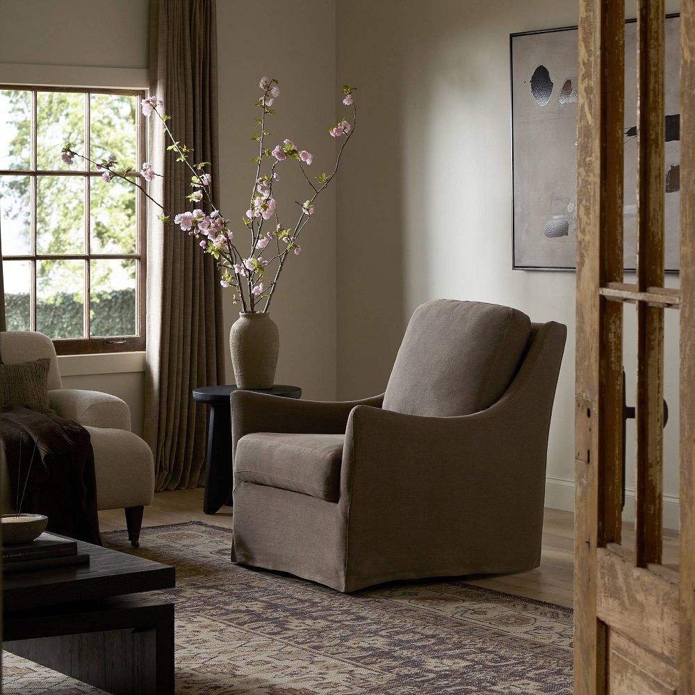 Delara Glider Swivel Chair by West Elm