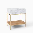 Streamline Marble Single Bathroom Vanity (31.5")