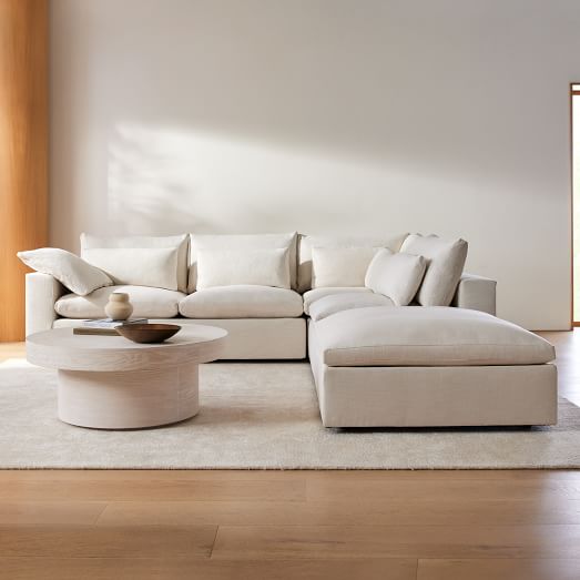 Harmony Modular 4-Piece Sectional (118"-128") by West Elm