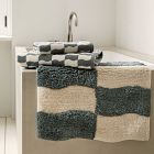 Wavy Blocks Bath Mat