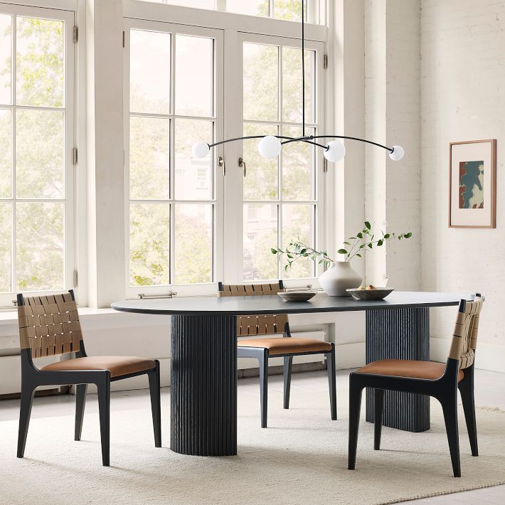 Shop Ellington Oval Pedestal Dining Table | West Elm