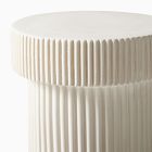 Fluted Drink Table (10")
