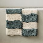 Wavy Blocks Bath Mat