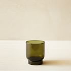 Foundations Olive Glass Candleholders