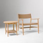 Baycrest Outdoor Teak Lounge Chair &amp; Side Table (21") Set