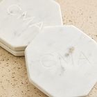 Marble Octagonal Coaster Sets