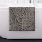 Triangle Sculpted Bath Mat