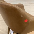 Open Box: Badr Swivel Counter Stool (26.5") - Sonoma Chestnut