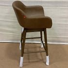 Open Box: Badr Swivel Counter Stool (26.5") - Sonoma Chestnut