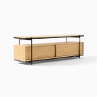 Open Box: Pierce Media Console (66") - Black/Blonde