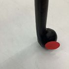 Open Box: Pierce &amp; Ward Bar Stool (30") - Pierce &amp; Ward Stripe, Black Cast Metal