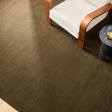 Evan Mini Ribbed Wool Rug