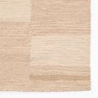 Diffused Blocks Flatweave Wool Rug