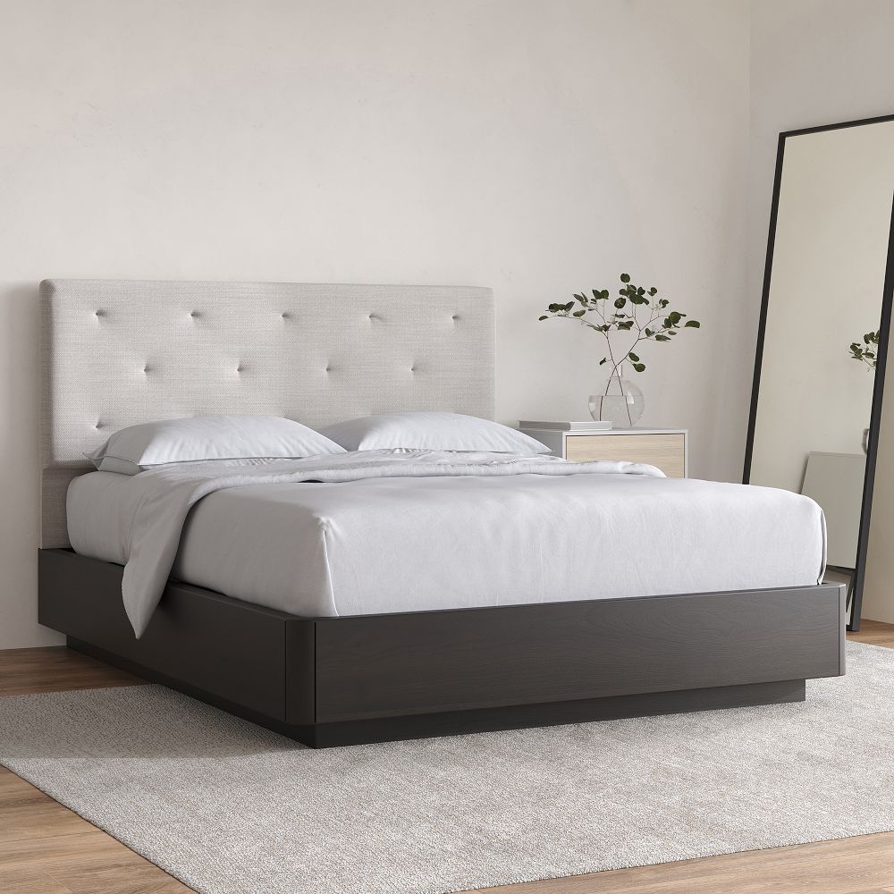 Diamond Tufted Wall Mounted Headboard by West Elm
