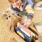 Woven Dachshund Book Caddy
