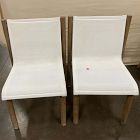 Open Box: Cusco Outdoor Textilene® Stacking Dining Chair, Set of 2 - Driftwood