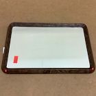 Open Box: Geo Burled Wood Rectangle Wall Mirror (24"W x 36"H) - Dark Burled